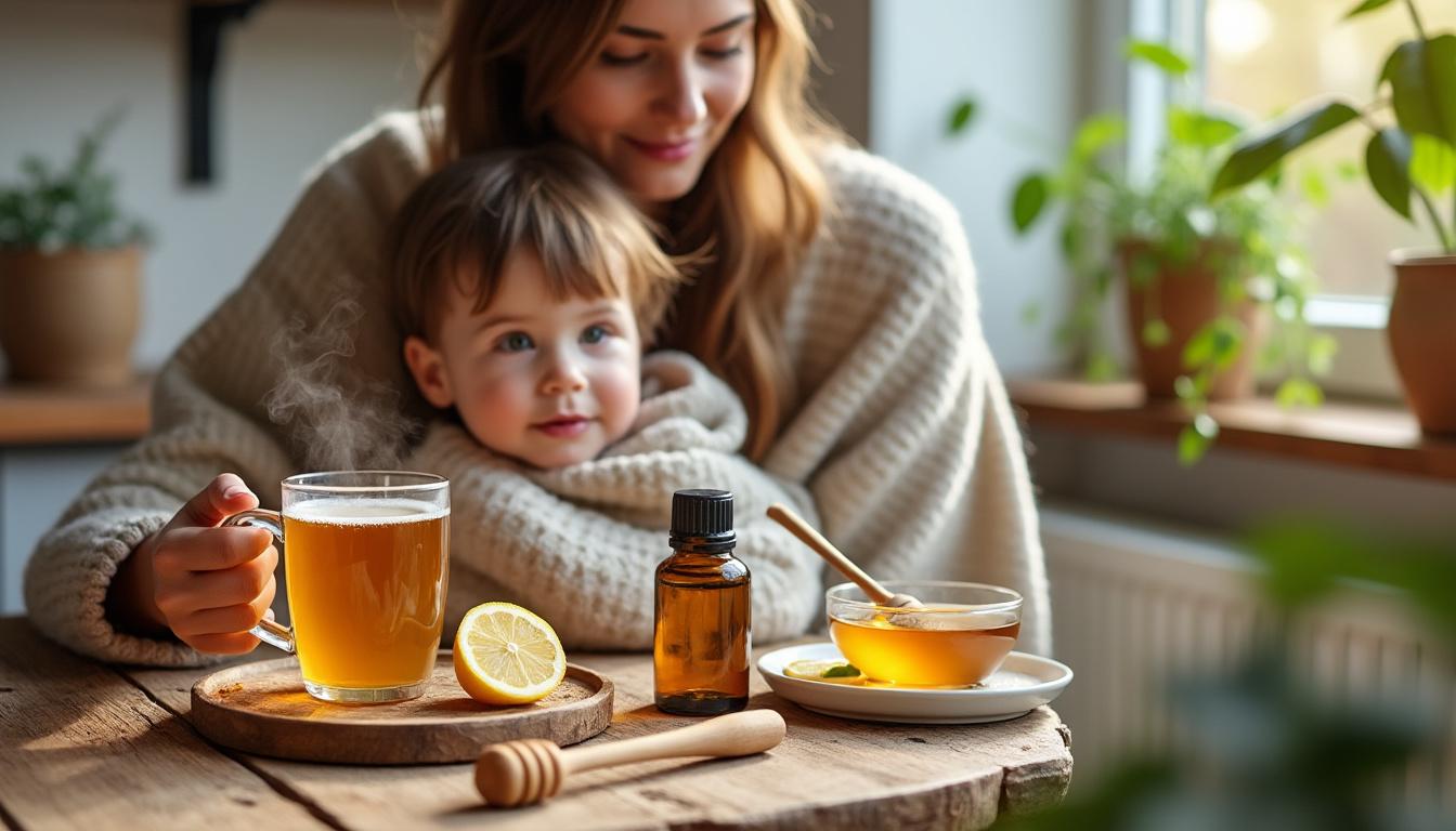 découvrez des astuces naturelles et efficaces pour calmer la toux de votre enfant en toute sécurité, grâce à des remèdes simples et adaptés.