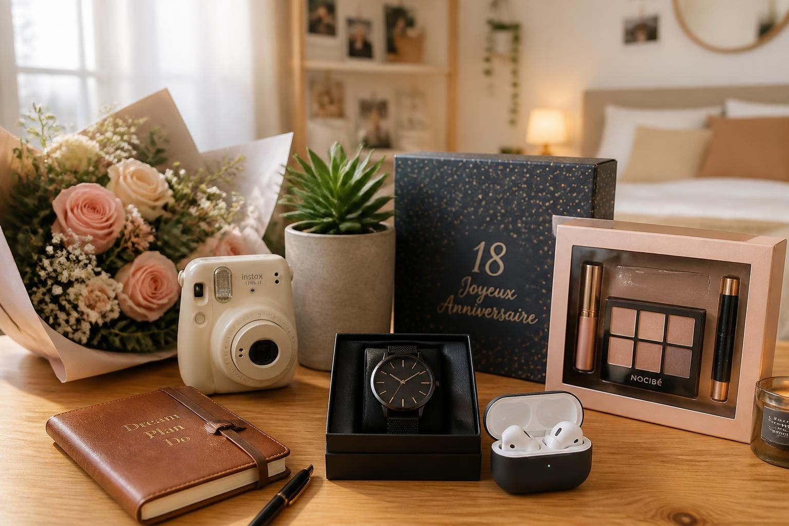 découvrez des idées cadeaux originales et tendances pour les 18 ans d'une fille ou d'un garçon, parfaites pour célébrer ce moment unique avec style et émotion.