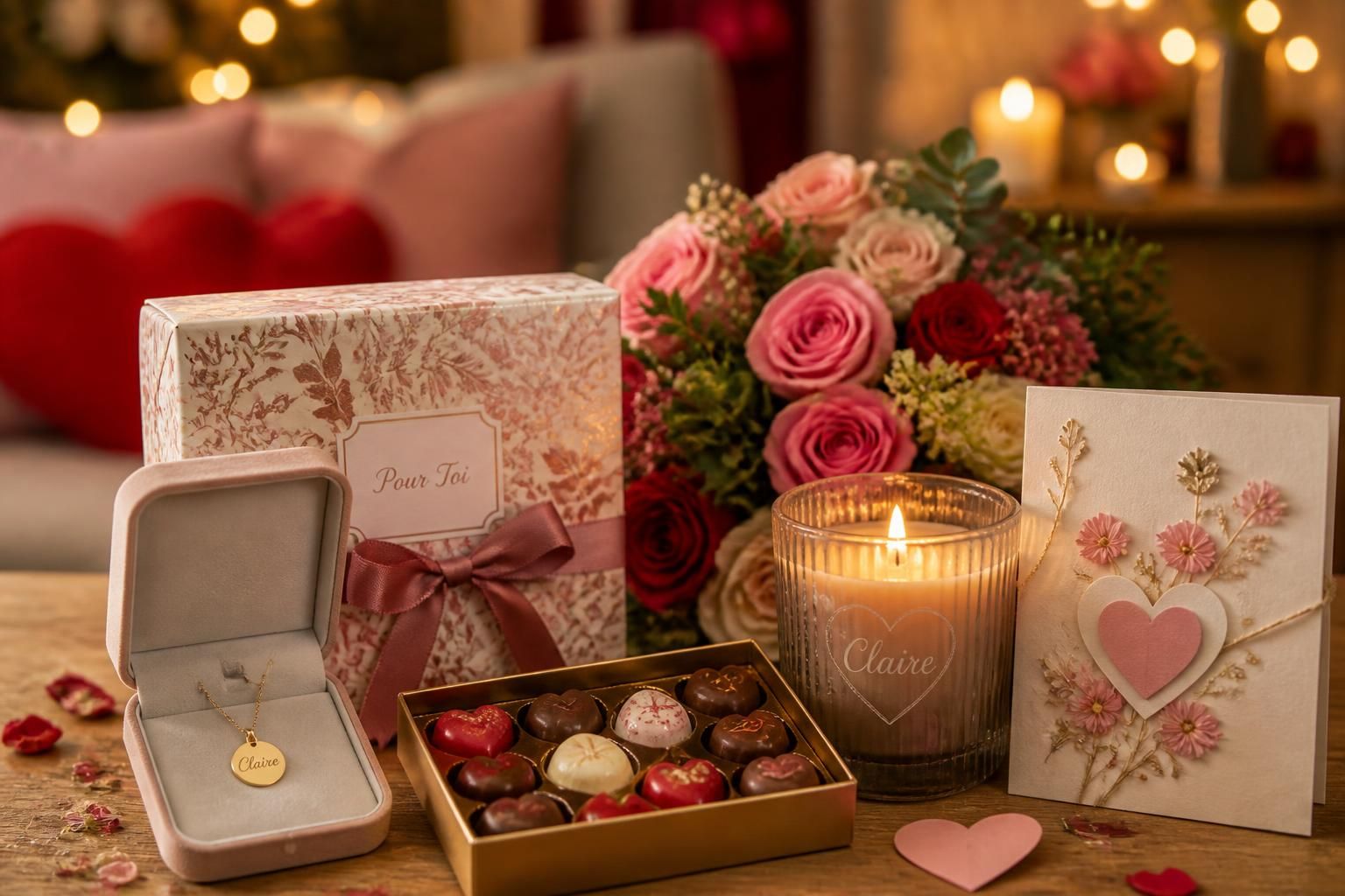 découvrez des idées originales et personnalisées pour offrir un cadeau saint valentin unique à la femme que vous aimez. inspirez-vous de nos suggestions pour un présent mémorable et plein d'émotion.