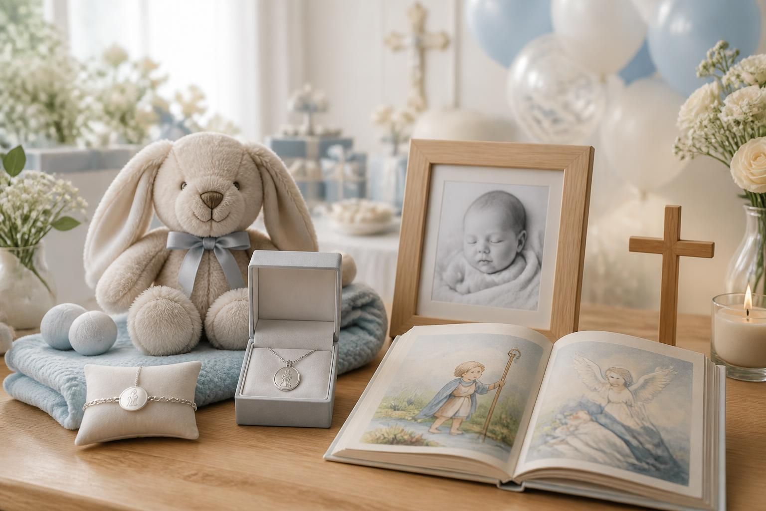 découvrez des idées originales et personnalisées de cadeaux de baptême pour garçon, adaptées à chaque tranche d'âge, pour offrir un souvenir unique et précieux.