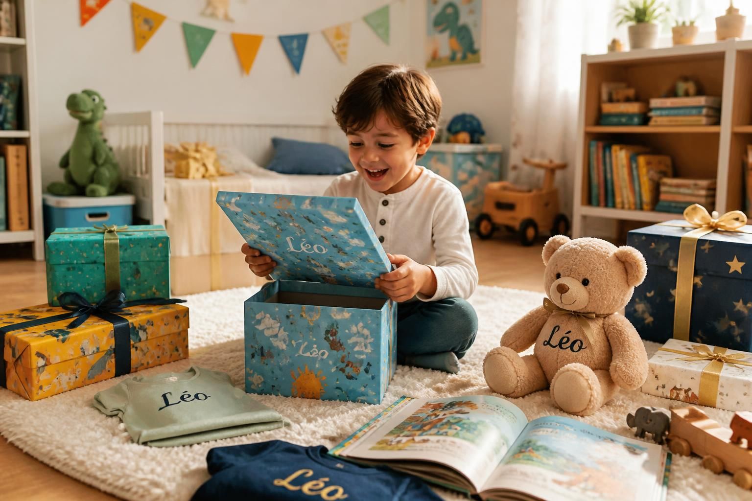 découvrez nos idées de cadeaux personnalisés pour enfants de 1 à 10 ans, parfaits pour faire plaisir en toute occasion avec une touche unique et originale.