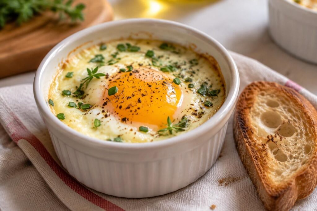 découvrez une recette facile d’œuf en cocotte, à cuire au four ou au micro-ondes. un plat rapide, gourmand et personnalisable selon vos envies.